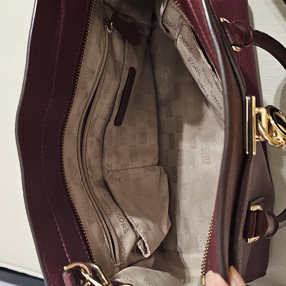 Michael Kors Burgundy Tote - Picture 8 of 13